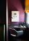 writing desk and coffee machine in purple Hotel du Vin bedroom