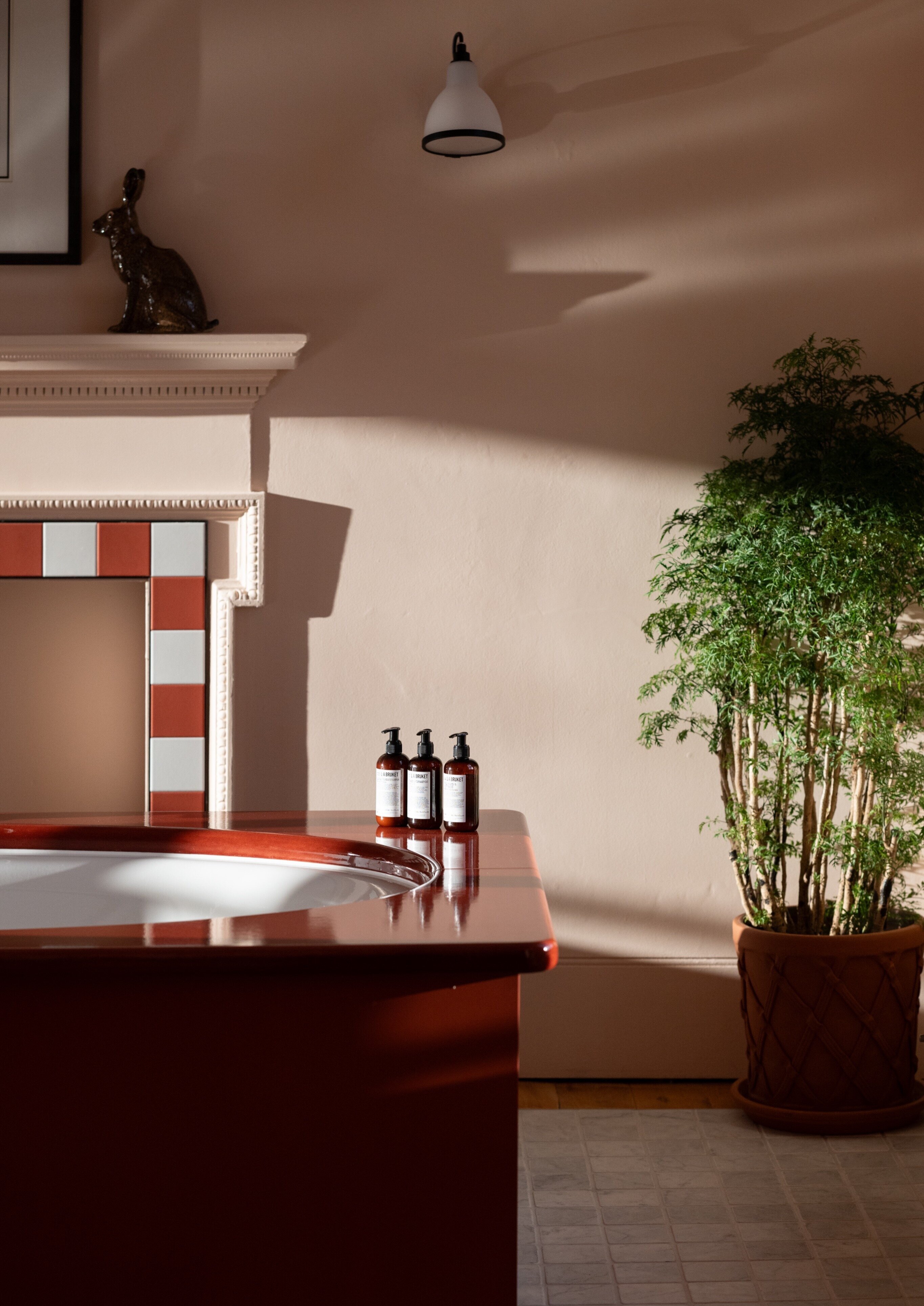 Cowley Manor Experimental Hotel bathroom in the Cotswolds