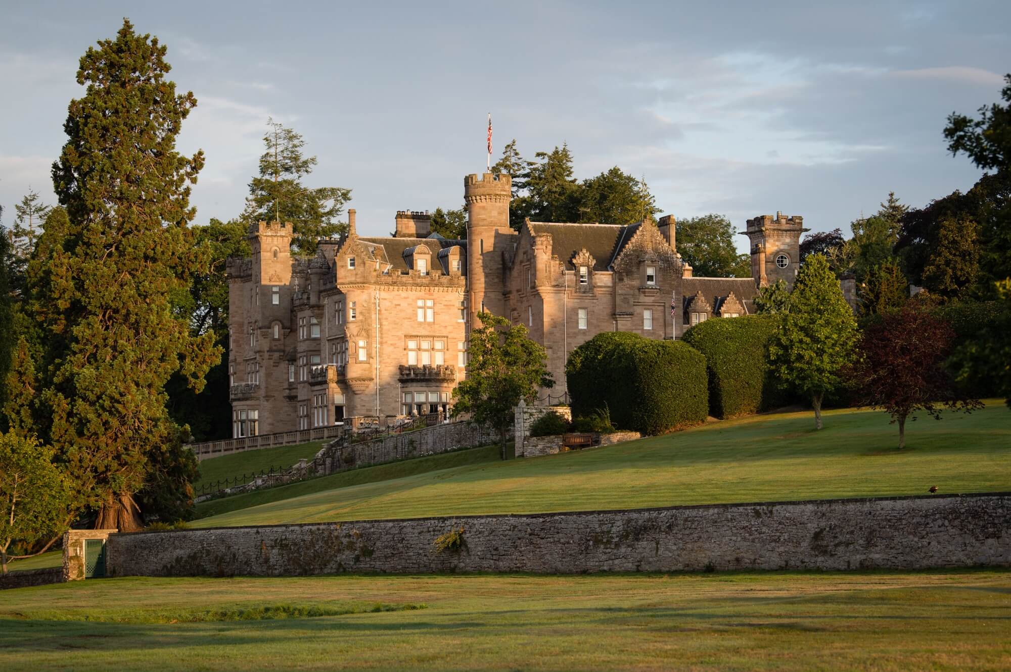 Hotel and interiors photography at Skibo Castle by photographer Amy Murrell