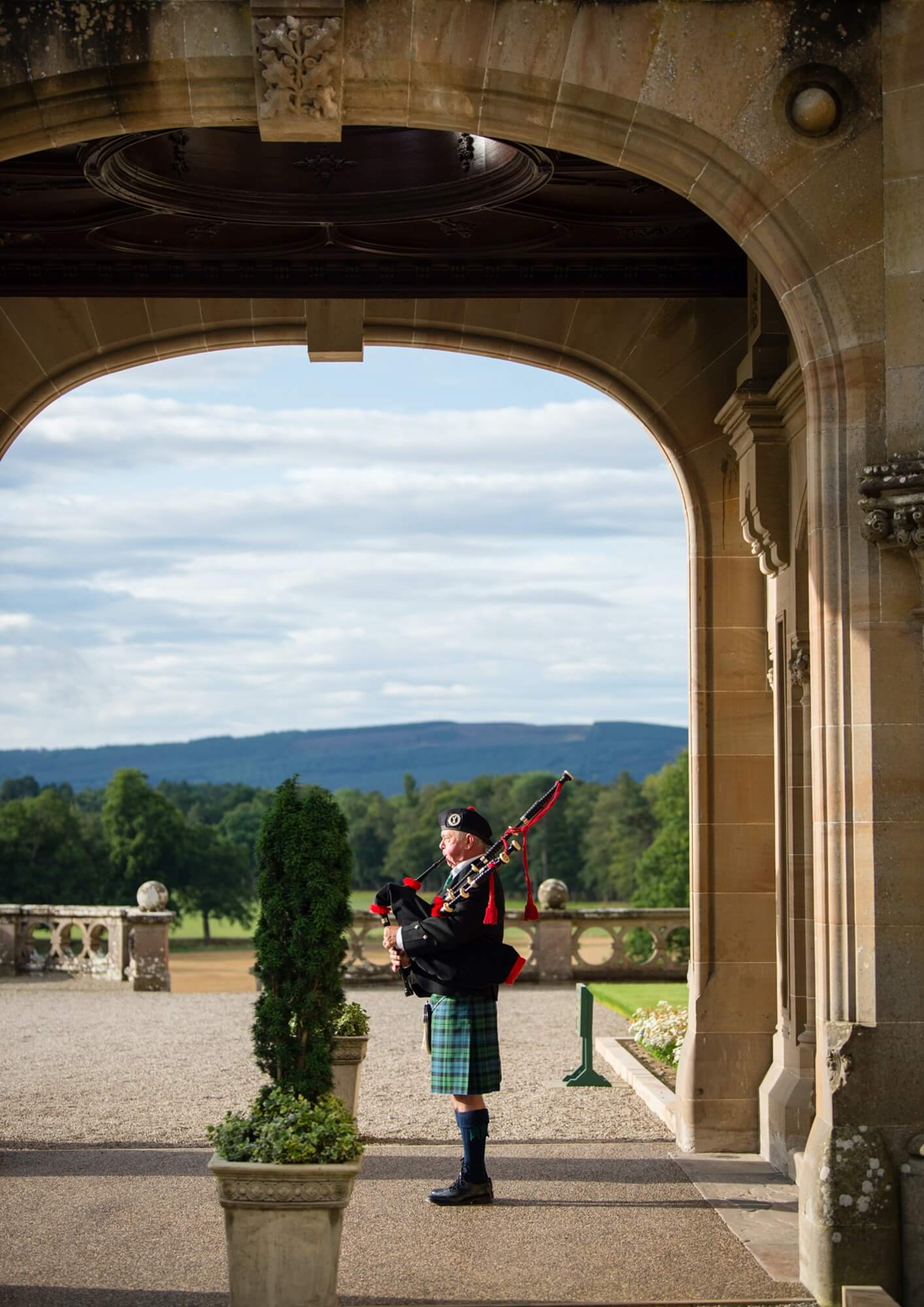 Hotel and interiors photography at Skibo Castle by photographer Amy Murrell