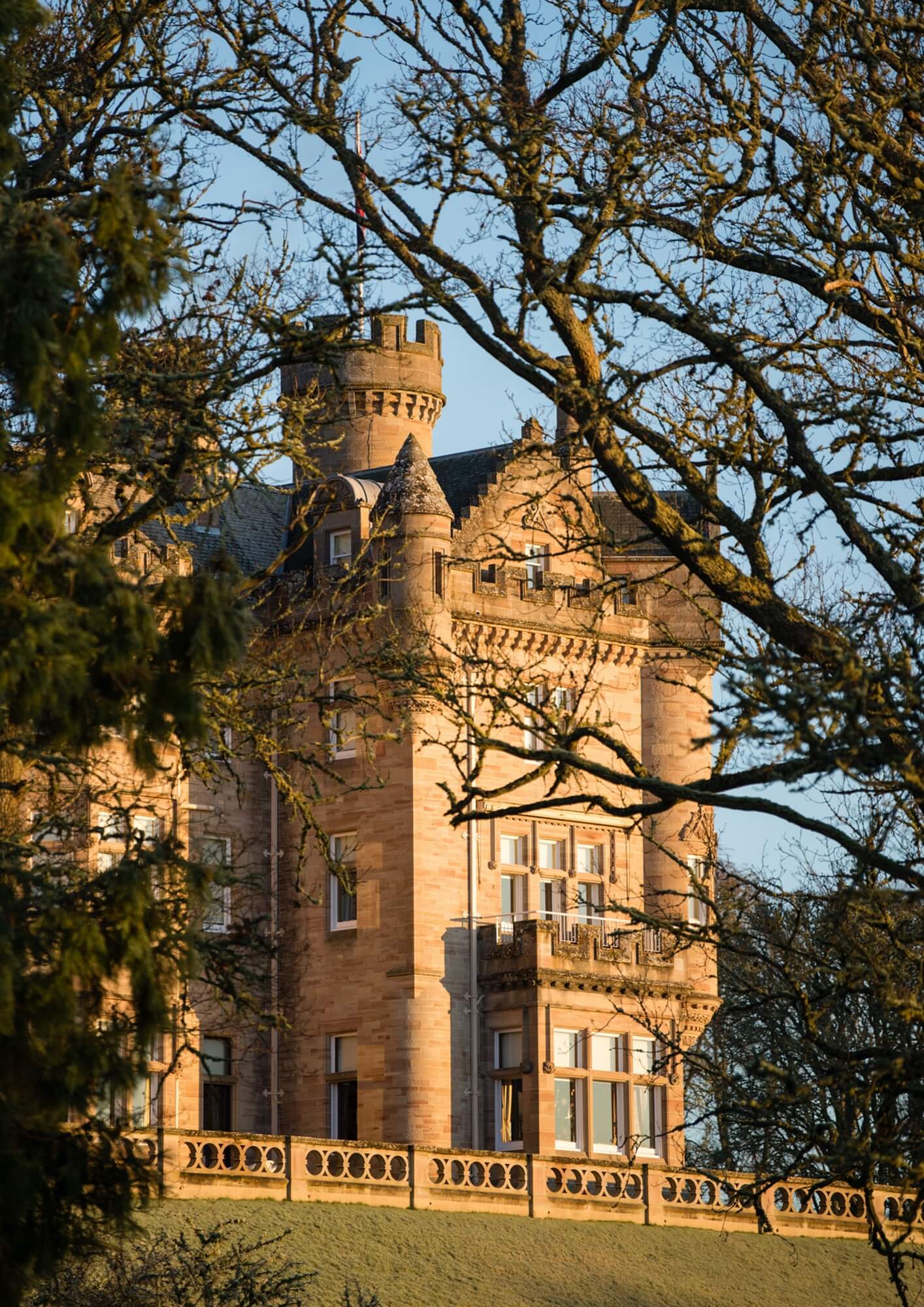 Hotel and interiors photography at Skibo Castle by photographer Amy Murrell